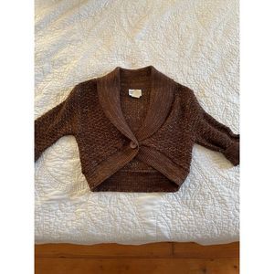 Y2K Women's Brown Jumper Knit Top